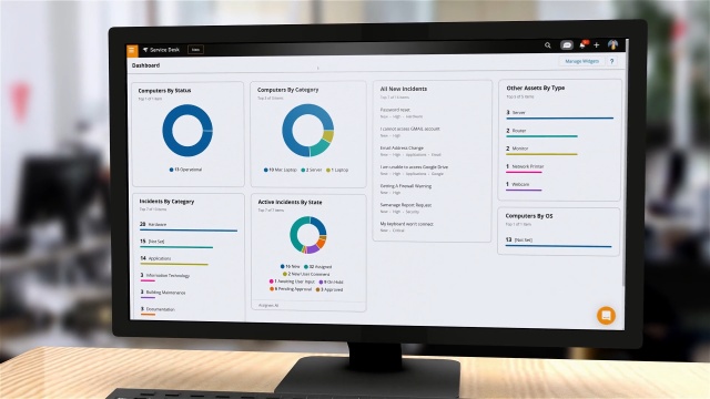 Soluções de TI com SolarWinds Service Desk